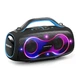 Портативна Bluetooth колонка 400 Вт 6 9 кг з RGB підсвічуванням для вечірок Hopestar Party 168 чорна - зображення 1