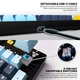 Ігрова клавіатура Fantech ATOM107S MK893S MIZU механічна з RGB підсвічуванням для геймерів з Blue Switch - зображення 8
