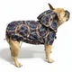 Куртка дождевик для собак UMYKO BLUE, Your Stylish Hunter, разноцветный, Размер S, Непромокаемый жилет с капюшоном и подкладкой Omni-Heat для французского бульдога, мопса, амбулли и других пород собак, SKU 005100 - изображение 11