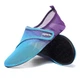 Обувь для пляжа и кораллов аквашузы Diving shoes синий с фиолетовым плоская подошва 38-39 ( 24,5 см ) 247 - изображение 3