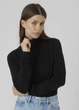 Гольф водолазка жіночий однотонний Vero Moda Чорний 20810 XS (укр 40-42) - зображення 1
