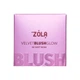 Рум'яна для обличчя ZOLA Рум’яна Velvet Blush Glow 04 Ніжна троянда Soft Rose - зображення 4