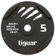 Диск олімпійський Tiguar Bumper 5 кг Чорний TI-WBR00500 (5902860494775) - зображення 1