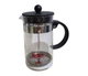Заварник френч-прес Bodum Caffettiera 1 літр, скляний з поршнем, чорний (без заводської упаковки) - зображення 3
