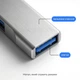 4-портовий USB-хаб для MacBook, ноутбука, планшета і телевізора — підключення Type-A та Type-C - изображение 7