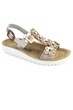 Босоніжки для дівчаток Grunwald 4300001_(4) срібні 31 - зображення 3