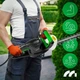 Кусторез электрический от сети для кустов сада подрезки и формирование зеленых туй деревьев самшита живой изгороди комплект + защитные очки АМ511 - изображение 11