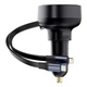 Автомобільний зарядний пристрій Baseus Enjoyment Pro Car Charger USB + Retractable C & iP Cable 60 W C00057802111-02 Black - зображення 5