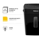 Уничтожитель документов Fellowes Р-42C, Черный - 601391 - изображение 5