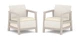 Комплект крісел для саду та терасі Keter Scandi Linea Duo Set 264050 бежевий/світло-бежевий - зображення 1