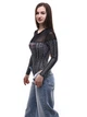 Боди женское L Черный TEXTURE (700321-L) - изображение 2