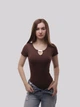 Боді жіноче L Темно-коричневий TEXTURE (713351-L) - зображення 1