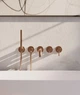 Змішувач для ванни Omnires Y на 5 отворів brushed copper (Y1237/1CPB) (00139309) - зображення 3