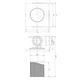 Змішувач для ванни і душу Omnires Contour прихованого монтажу, chrome( CT8045CR) (00139320) - зображення 2