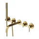 Змішувач для ванни Omnires Y на 5 отворів brushed brass (Y1237/1BSB) (00139389) - зображення 1