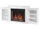 Електрокамін ArtiFlame Vogue AF28S білий звук горіння вогню - зображення 3