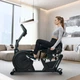 Горизонтальный велотренажер Hop-Sport HS-5000L Ranker Black-Gold до 140 кг - изображение 11