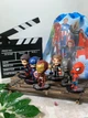 Набір фігурок Marvel Series Avengers Hand-held Iron Man Captain America Spider-Man Thor Doll Model - зображення 6