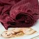 Простынь на резинке Moon&Star Burgundy Luxe Satin Stripe 90х190х25 см (MS-850004963) - изображение 4