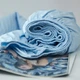 Простынь на резинке Moon&Star Ocean Calm Satin Stripe 100х200х20 см (MS-850005186) - изображение 4