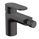 Змішувач для біде Hansgrohe Vernis Blend з донним клапаном, чорний матовий (71210670) - зображення 1