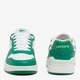 Мужские кеды кожаные низкие Lacoste 418411340 46 Белый/Зеленый (1159858798) - изображение 4