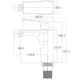 Смеситель для биде Globus Lux Bonn однорычажный, хром (GLB-0106) - изображение 7