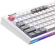 Клавиатура беспроводная 1stPlayer NEO87 Cranberry Switch Bluetooth/USB/2.4GHz Frostwave (NEO87-FW-TLD) - изображение 4