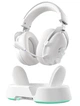 Геймерська бездротова (Bluetooth + 2,4G) гарнітура MCHOSE V9 Turbo+, 7.1, ANC, Hi-Res Audio, PC/PS4/PS5/Switch/Xbox Icy White/Білі (HW-V9-11) - изображение 2