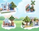 Магнітний конструктор Minecraft Magnetic Building «Будинок з водоспадом» 162 деталі - зображення 3