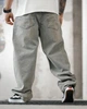 Джинсы багги Stussy Storm серые мужские деним свободный крой винтаж 34 - изображение 4