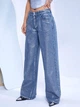 Джинси Shein sz2306068250013963 W29 блакитні (100007829) - зображення 7