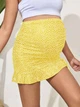 Юбка беременных Shein sz25072373071300032 S желтая (100008520) - изображение 3