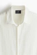 Рубашка regular fit H&M 1224374002c61 L молочная (100009453) - изображение 2