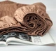 Простыня на резинке Moon&Star Latte Brown Satin Stripe 80х190х25 см (MS-850004721) - изображение 4