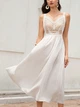 Сукня міді Shein sz25021300286539333 M біла (100007653) - зображення 3