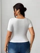 Топ Shein sz25072344413122260 3XL білий (100008006) - зображення 2