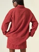 Костюм (сорочка, спідниця) Shein sz25062326164010115 S червоний (100007497) - зображення 2