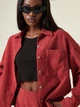 Костюм (сорочка, спідниця) Shein sz25062326164010115 S червоний (100007497) - зображення 6