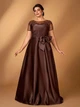 Свадебное платье Shein sz25052342752211802 2XL коричневое (100008018) - изображение 6