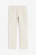Штани з льону H&M 1035679004c61 S бежеві (100009485) - зображення 5