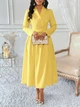 Комплект (піджак + спідниця) Shein sz25021143144606027 M жовтий (100008324) - зображення 1