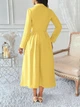 Комплект (піджак + спідниця) Shein sz25021143144606027 M жовтий (100008324) - зображення 2