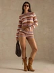 Комплект (кардиган + шорти) Shein sz25062772190006055 L комбінований (100008285) - зображення 3