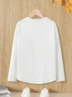 Світшот Shein sz251027679224942648 0XL білий (100008025) - зображення 2