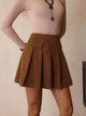 Вельветовая юбка Shein sz25062899987337373 S коричневая (100007509) - изображение 4