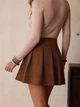Вельветовая юбка Shein sz25062899987337373 S коричневая (100007509) - изображение 8