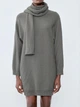 Светр-сукня Shein sz2410187491990717 XL сіра (100008013) - зображення 7