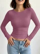 Лонгслів Shein sz2409249953648182 M фіолетовий (100007908) - зображення 1