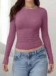 Лонгслів Shein sz2409249953648182 M фіолетовий (100007908) - зображення 2
